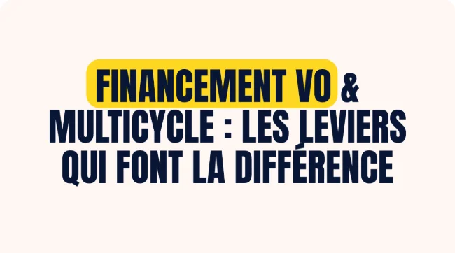Workshop CGI Finance - Financement VO & multicycle : les leviers qui font la différence