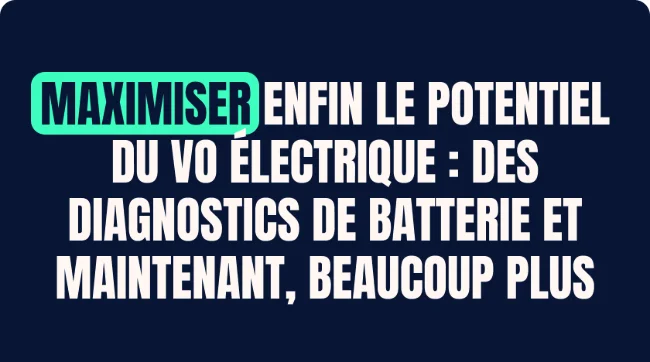 Workshop Aviloo - Maximiser enfin le potentiel du VO électrique : des diagnostics de batterie et maintenant, beaucoup plus