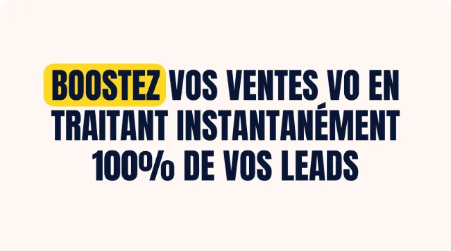 Workshop Diago - Boostez vos ventes VO en traitant instantanément 100% de vos leads